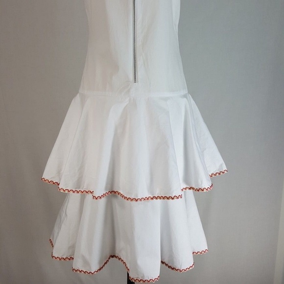 MLM Label Arles Tier Dress Small Womens Sleeveless Ruffle Layered  Summer Sheath - Picture 15 of 16